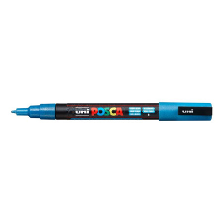 Caneta POSCA Azul Claro Glitter