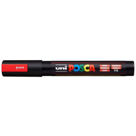 Caneta POSCA Vermelho Fluorescente