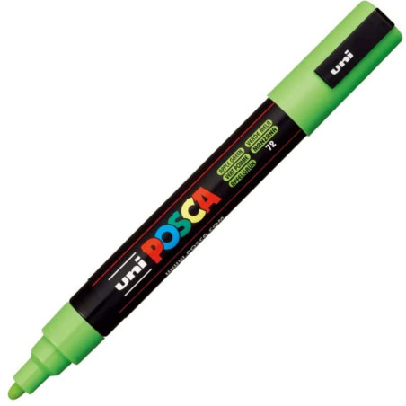 Caneta POSCA Verde Maçã - Marcador POSCA PC-5M Apple Green 1 un.