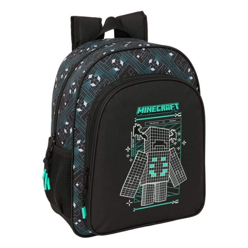 Mochila Minecraft Oficial Screen | Mochila Escolar 38 cm Mochila Minecraft Oficial Screen | Mochila Escolar 38 cm