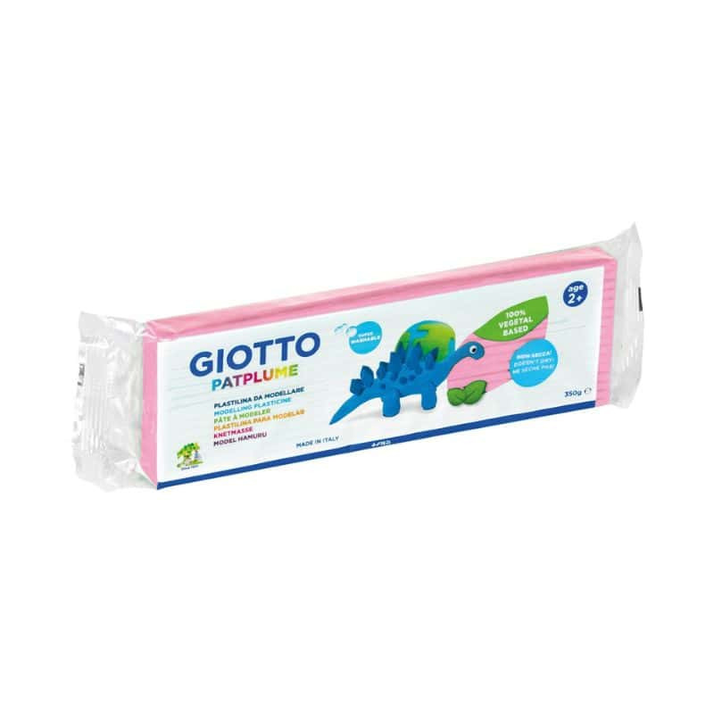 Plasticina Giotto Patplume 350g (Rosa) - Plasticina Escolar 1 und.