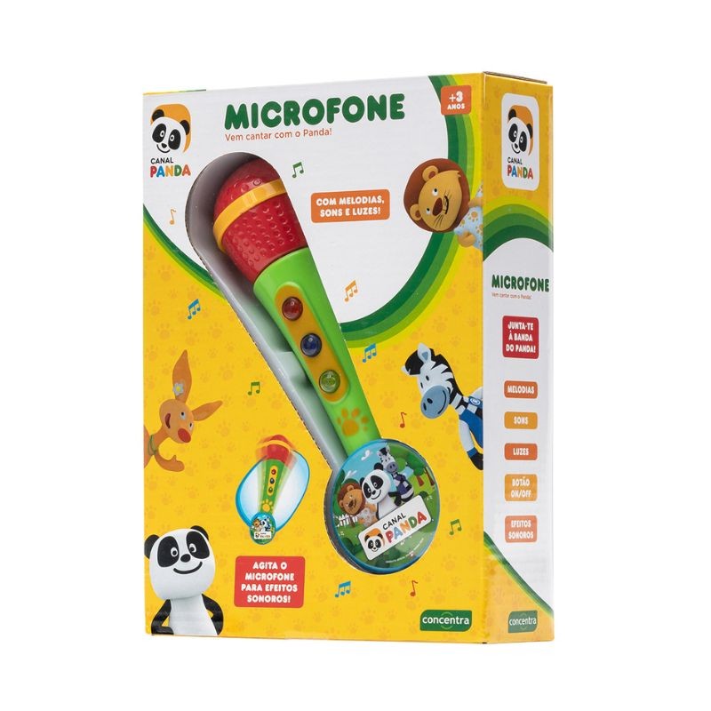 Panda Microfone Musical Pequeno