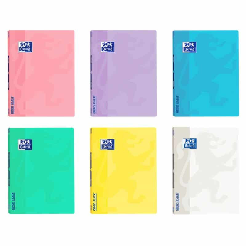 Caderno Oxford OpenFlex A4 Pautado 48 Folhas Pastel Sortido 1 Un. Caderno Oxford OpenFlex A4 Pautado 48 Folhas Pastel Sortido 1 Un.