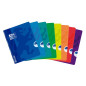 Caderno A4 capa plástica Oxford OpenFlex Pautado Cores Vivas