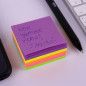 Bloco de Notas Adesivas APLI 51x51 mm Tipo Post-it Fluorescente 250 F