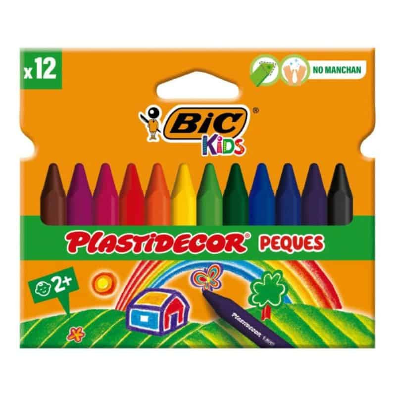 Lápis de Cera BIC Plastidecor Caixa 12 Cores