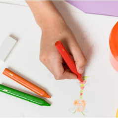 Lápis de Cera para Desenho e Colorir