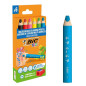 Pack Lápis Multissuperfície BIC Kids com Afia-Lápis 6 Unid.