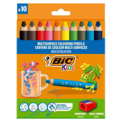 Pack 10 Lápis Multissuperfície BIC Kids