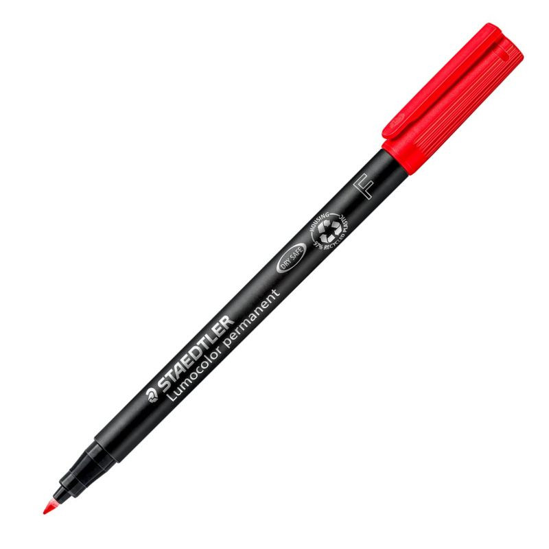 Caneta de Acetato - Marcador Permanente STAEDTLER 318-2 (Vermelho) Caneta de Acetato - Marcador Permanente STAEDTLER 318-2 (Vermelho)