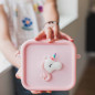 Mala Pequena Tiracolo Infantil Unicórnio Zoofamily em Silicone