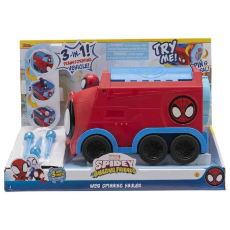 Spidey e a sua Superequipa - Veículo Transformável Web Spinning Hauler