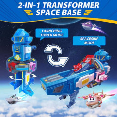 Base Espacial Super Wings transformável