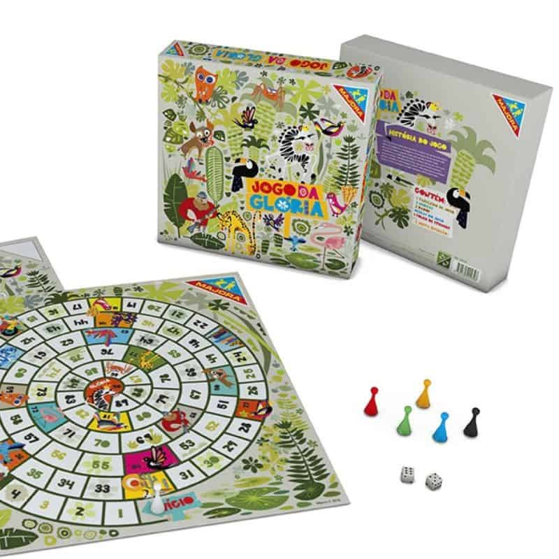 Jogo da Glória – Jogo de Tabuleiro Infantil | Majora