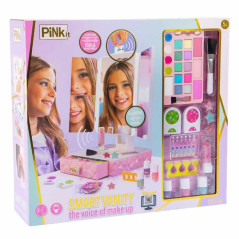 Toucador Infantil de Maquilhagem Pink It Smart Vanity com Luzes LED