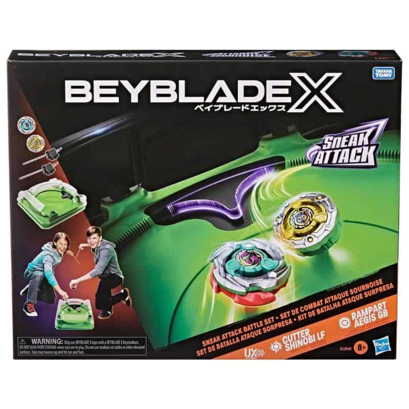 Beyblade X Sneak Attack Battle Set - Arena Beyblade G1940 Beyblade X Sneak Attack Battle Set - Arena Beyblade G1940