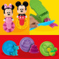 Quatro cores de plasticina Play-Doh incluídas no conjunto