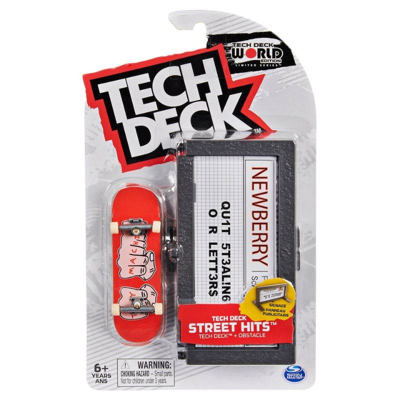 Skate de Dedo Tech Deck Pack com 6 Sortido -Sunny